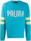 PAURA INTARSIA KNIT LOGO JUMPER