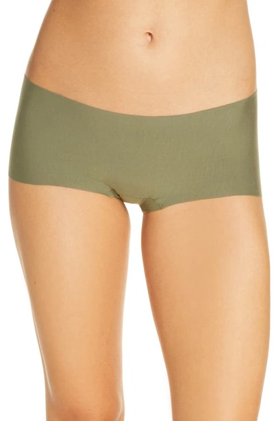 Commando Butter Seamless Hipster Panties In Olive Leaf