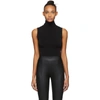 Wolford Roll-neck Sleeveless Bodysuit In Nero