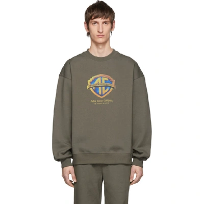 Ader Error Grey Bros Sweatshirt In Charcoal