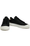 ADIDAS ORIGINALS EVERYN SUEDE-TRIMMED LEATHER SNEAKERS,3074457345620669169