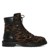 ALAÏA LEOPARD CALF LEATHER BOOTS,AA15512S