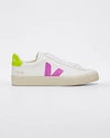 Veja Campo Easy Sneakers In White Leather In White