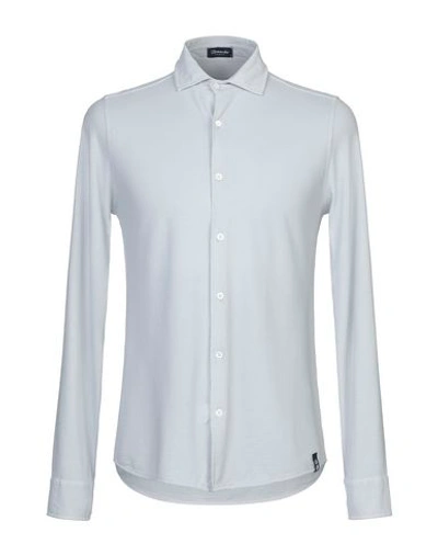 Drumohr Shirts In Grey