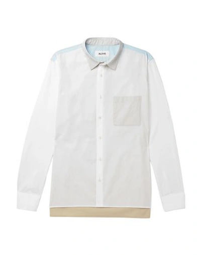 Aloye Solid Color Shirt In White