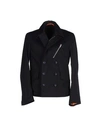 DONDUP Double breasted pea coat,41590912SM 5