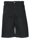 RAF SIMONS RAF SIMONS MAN DENIM SHORTS BLACK SIZE 33 COTTON,42770355FM 8