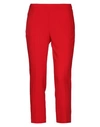 THEORY THEORY WOMAN PANTS RED SIZE 4 TRIACETATE, POLYESTER,13393538WT 5