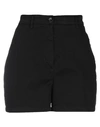 Department Five Pleated-waist Shorts In Black