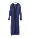 Haider Ackermann Satin-crepe Midi Dress In Blue