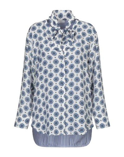 Sandro Patterned Shirts & Blouses In White