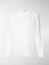 Aspesi Mandarin-collar Shirt In White