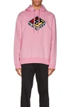 Burberry Kapuzenpullover Mit Logo In Candy Pink