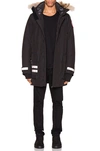 Canada Goose Erickson Parka Long Sleeve Jacket In Black