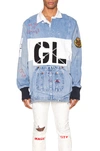 GREG LAUREN DENIM GL RUBY BLOUSON,GLAU-MO5