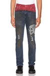 ALCHEMIST HOLD ETCHED DIP DYED JEAN,ALCF-MJ6
