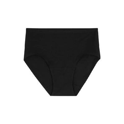 Chantelle Soft Stretch High-waist Seamless Regular Briefs - 3 Pack In Black