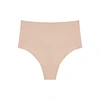 Chantelle Soft Stretch One Size High Waist Retro Thong In Nude