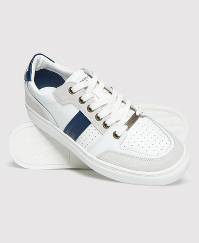 Superdry Edit Lace Up Trainers In White