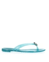 Casadei Flip Flops In Turquoise
