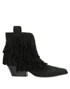 Sergio Rossi Ankle Boots In Black