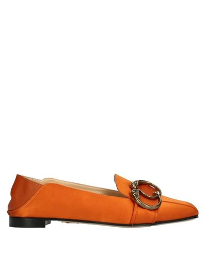 Charlotte Olympia Loafers In Orange