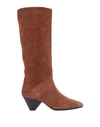 Fiorifrancesi Knee Boots In Brown