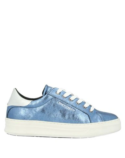 Crime London Sneakers In Azure