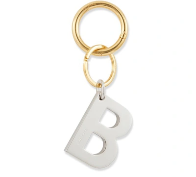 Balenciaga B Chain Key Ring In Multi