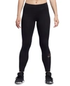 Adidas Originals Adidas Women's Metallic Logo Leggings In Black