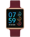ITOUCH ITOUCH WOMEN'S AIR MERLOT SILICONE STRAP TOUCHSCREEN SMART WATCH 35X41MM - A SPECIAL EDITION