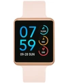 ITOUCH ITOUCH WOMEN'S AIR BLUSH SILICONE STRAP TOUCHSCREEN SMART WATCH 35X41MM - A SPECIAL EDITION