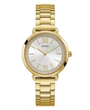 GUESS WOMEN'S GOLD-TONE STAINLESS STEEL WATCH, 38MM