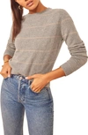 Reformation Cashmere Blend Sweater In London Stripe