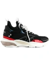 Valentino Men's Bounce Mid-top Lace-up Sneakers In Black