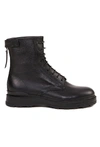 WOOLRICH LEATHER ANKLE BOOT BLACK,4602460d-cac5-347d-cd40-0ff34afd1165