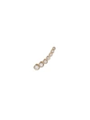 Sophie Bille Brahe Petite Croissant De Lune 18kt Gold Single Earring With Diamonds In Not Applicable