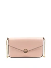 FENDI F IS FENDI PINK LEATHER CROSS BODY BAG,1df36686-9b38-e1a3-155d-11bf92feef3a