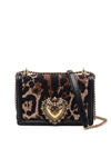 DOLCE & GABBANA DEVOTION LEO PRINT MEDIUM CROSS BODY BAG,9ee0917a-1814-421d-4d96-177ed1449ad4