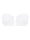 Eres Show Strapless Bikini Top White