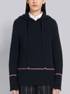 THOM BROWNE THOM BROWNE RWB TIPPING OVER-WASHED PULLOVER,FKA246A0581213906851