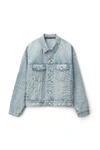 ALEXANDER WANG GAME JACKET IN DENIM