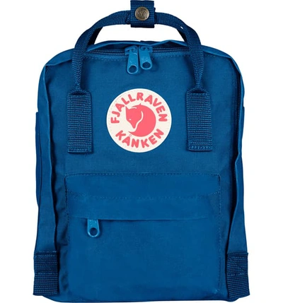 Fjall Raven 'mini Kanken' Water Resistant Backpack In Lake Blue