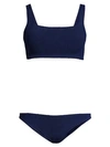 Hunza G Xandra 2-piece Bikini Set In Navy Nile