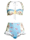 LOVESHACKFANCY Kimberly 2-Piece Floral Bikini Set