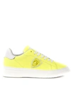 PHILIPPE MODEL TEMPLE YELLOW NUBUCK LEATHER SNEAKERS,BGLD UNIVF02