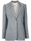 À LA GARÇONNE STRIPED TAILORED BLAZER