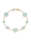 IPPOLITA 18KT YELLOW GOLD LOLLIPOP 7 STONE BRACELET