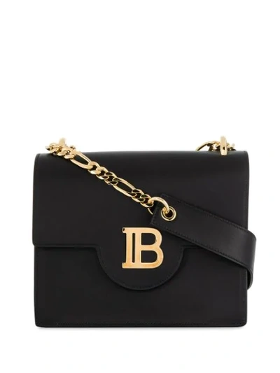 Balmain B-bag Shoulder Bag In Black Leather