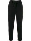 VINCE DRAWSTRING CROPPED TROUSERS